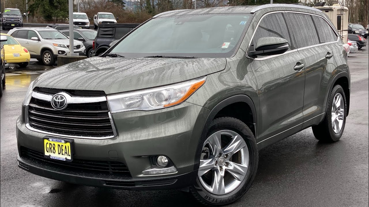 2015 Toyota Highlander Limited Platinum AWD