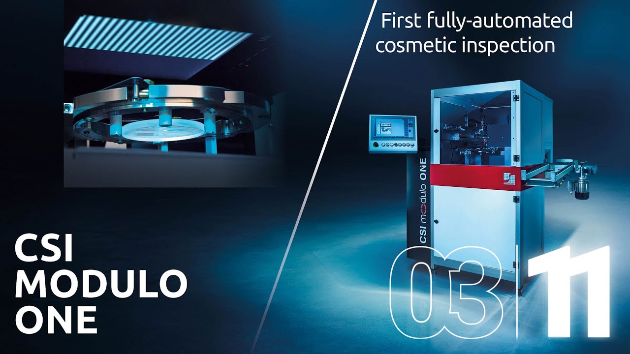 CSI Modulo ONE - First fully-automated cosmetic inspection - SCHNEIDER Optical Machines