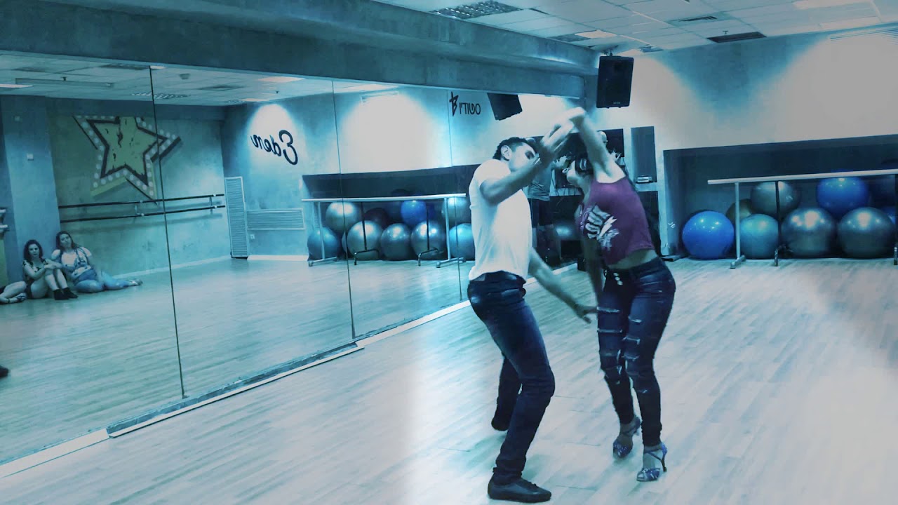 Michael Boy & Aline Borges, Zouk demo, Studio B, Tel Aviv