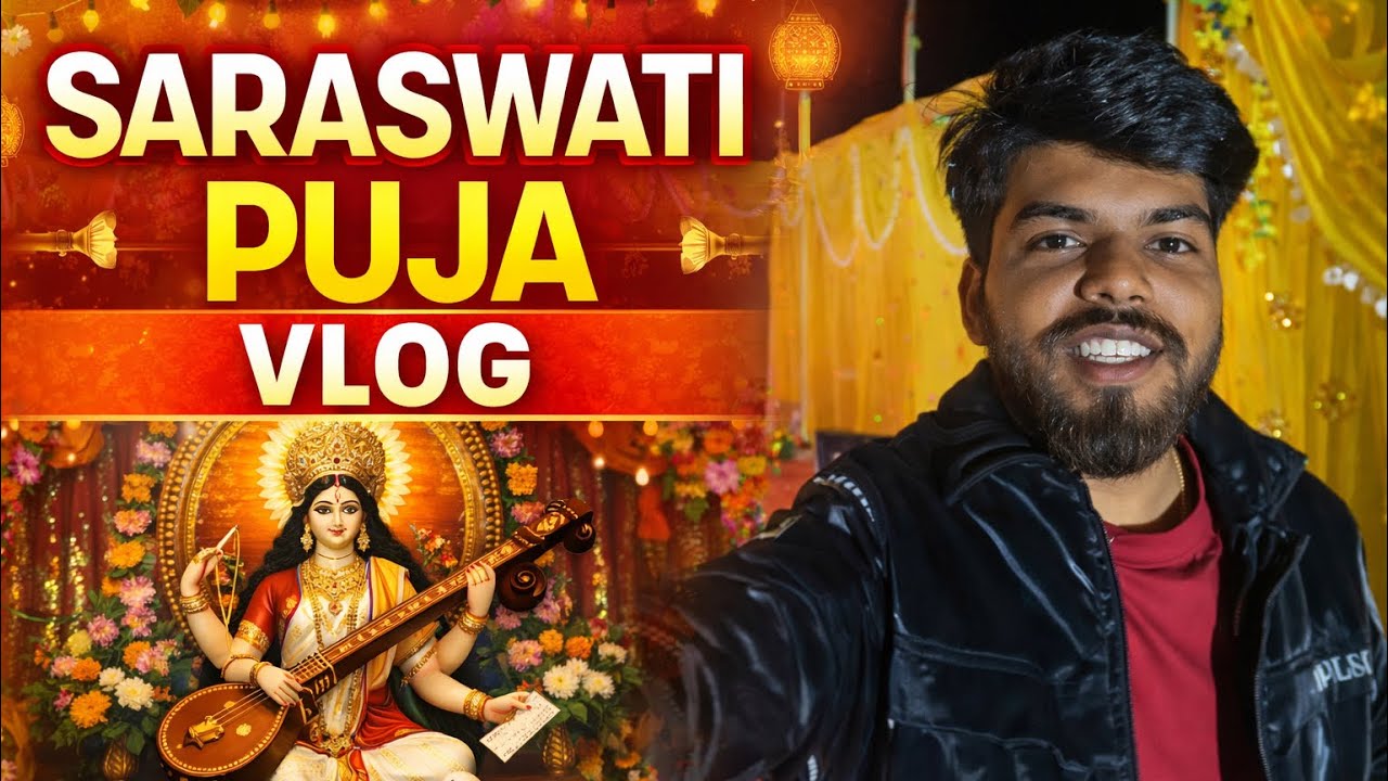 Saraswati puja #vlog #saraswatipuja #mukeshyadav 