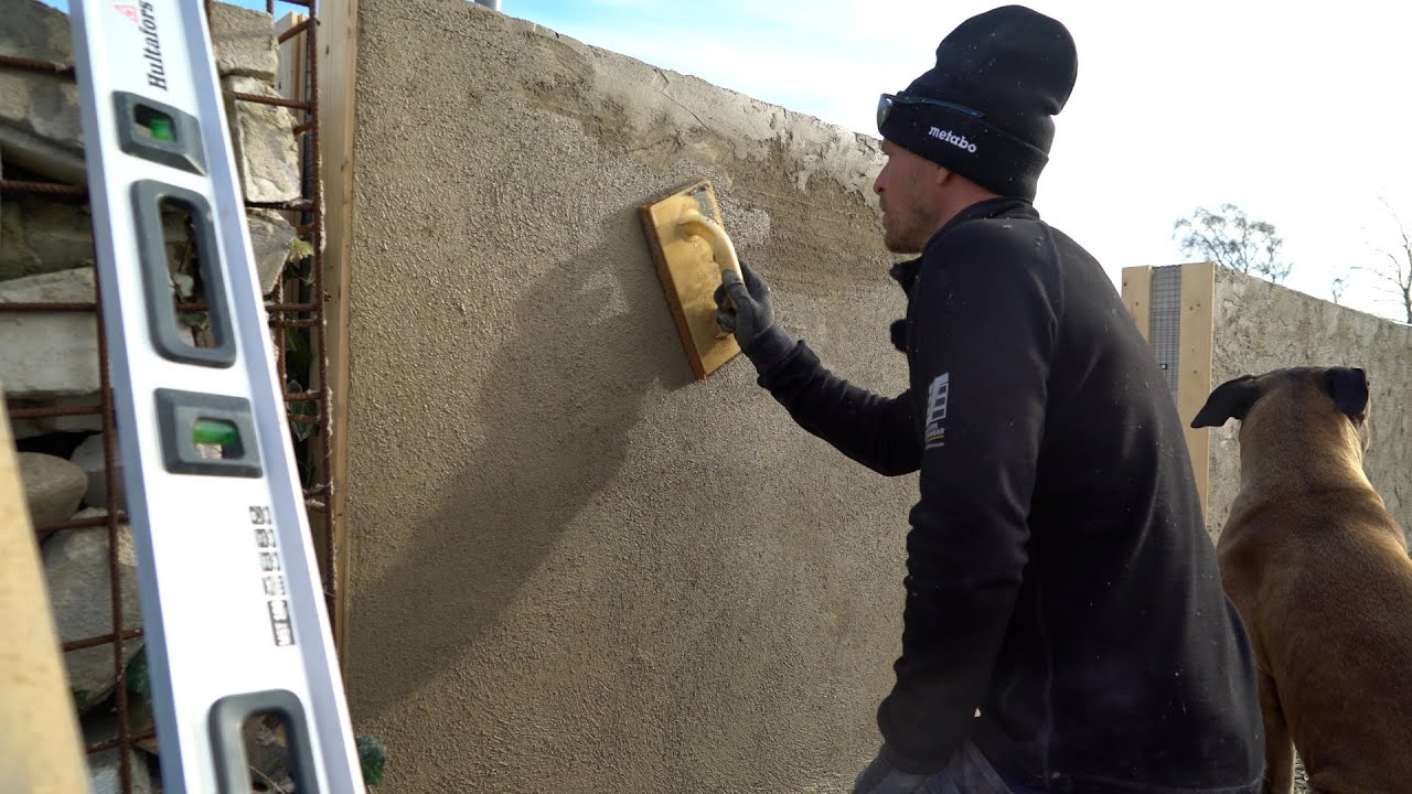 #66 Så putsar du och filtar en mur