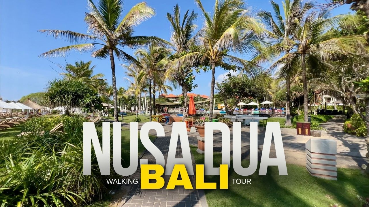 Explore NUSA DUA Bali 🇮🇩 WALKING tour Indonesia