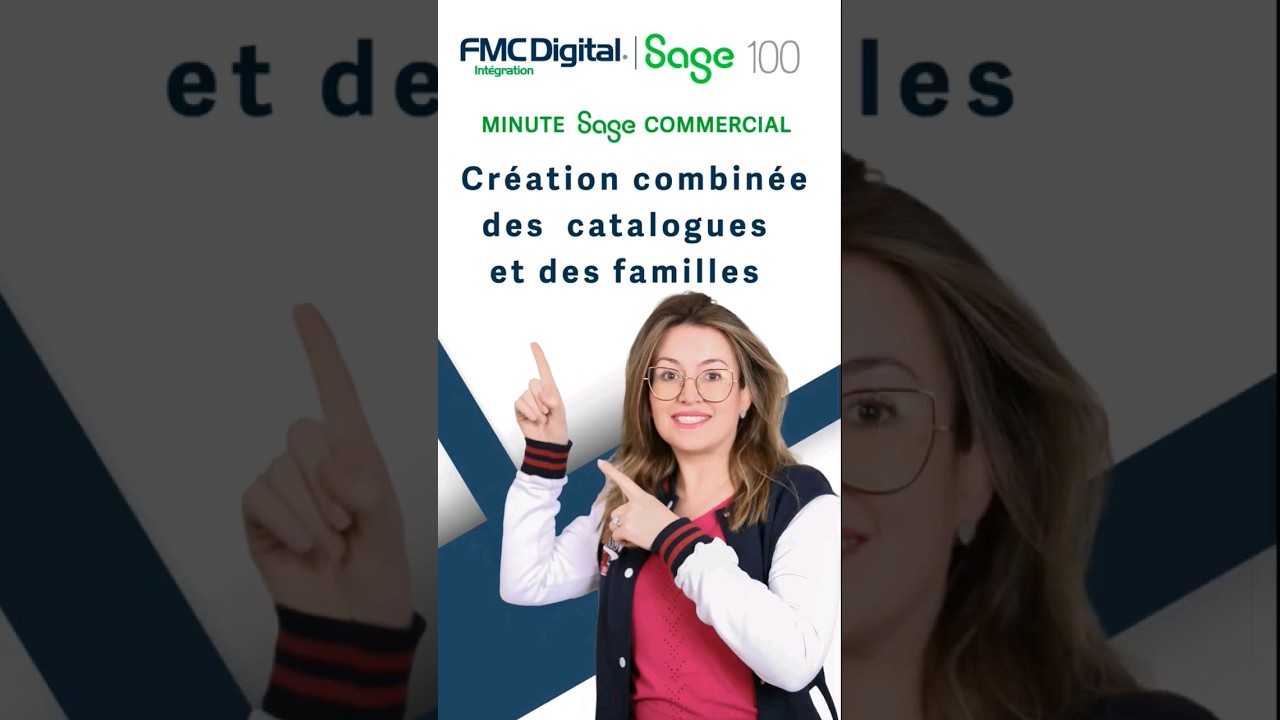 Sage 100 Gestion Commerciale -Cr&eacute;ation Combin&eacute;e Des Catalogues et Des Familles