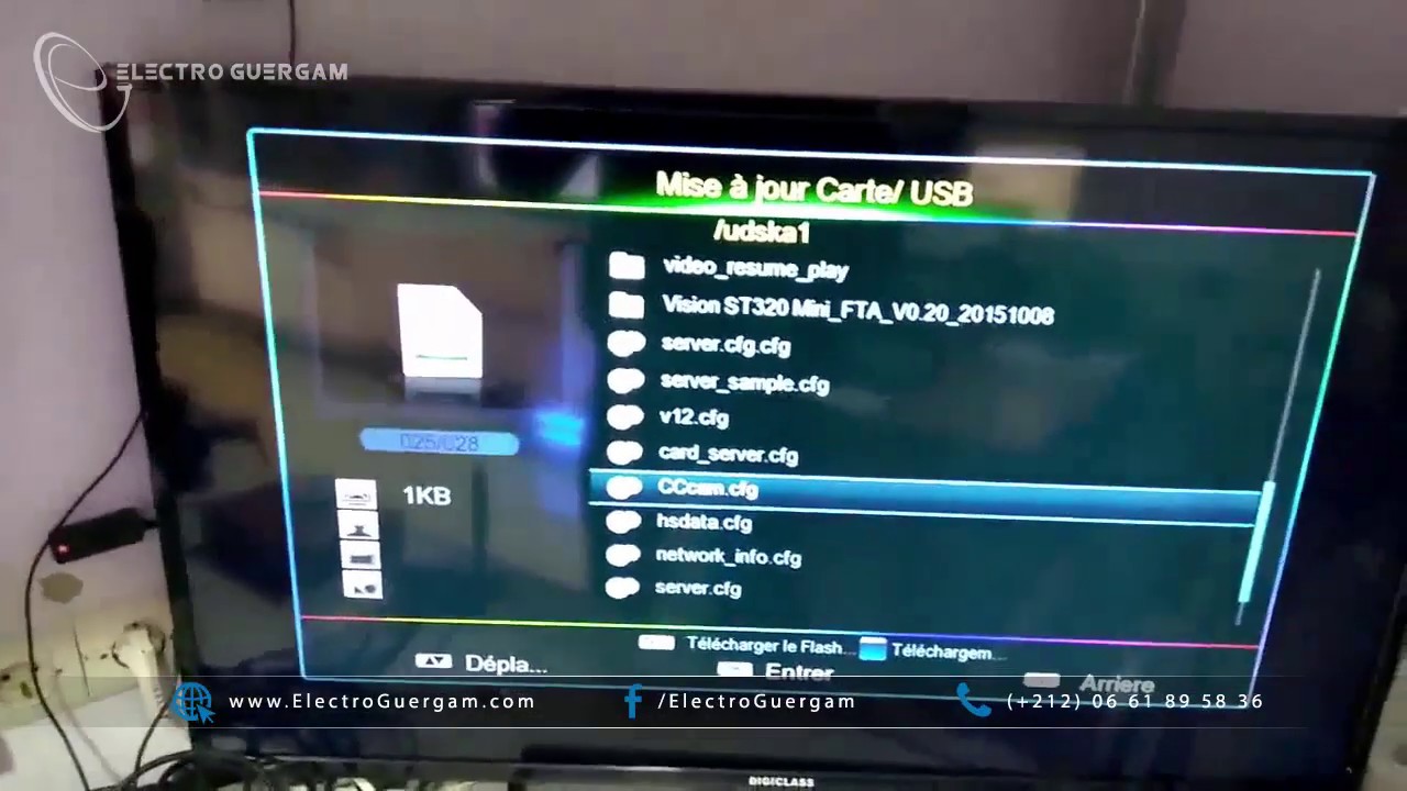 كيفية إضافة سيرفر CCcam إلى أجهزة Digiclass HD740 HD700 و Samsat 1200