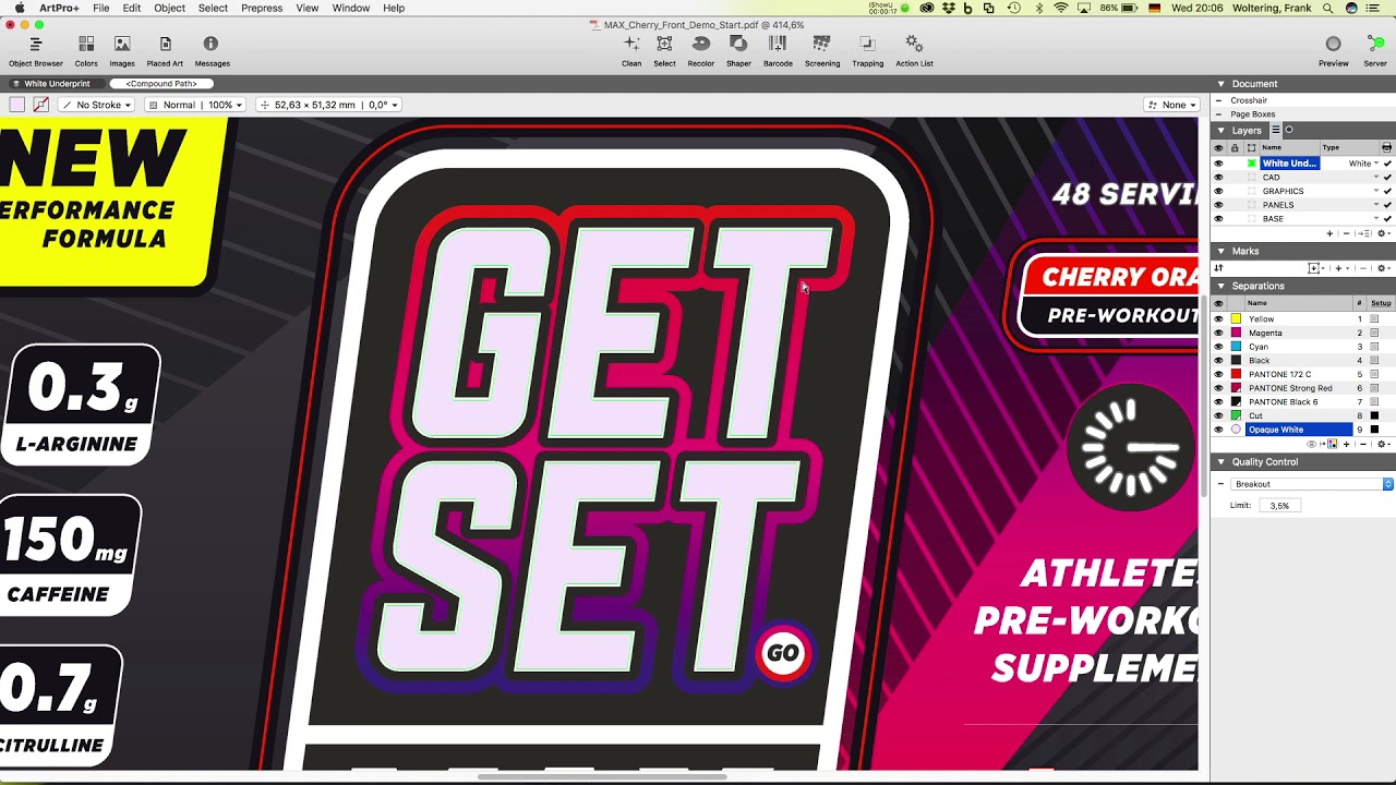 PDF Action lists in ArtPro+