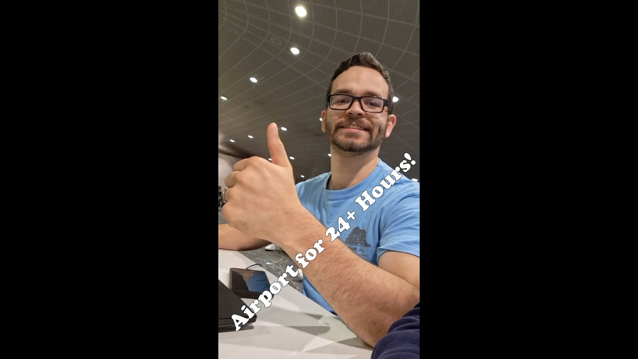 24+ Hour Airport Adventure! - Exhausted Hourly Vlog