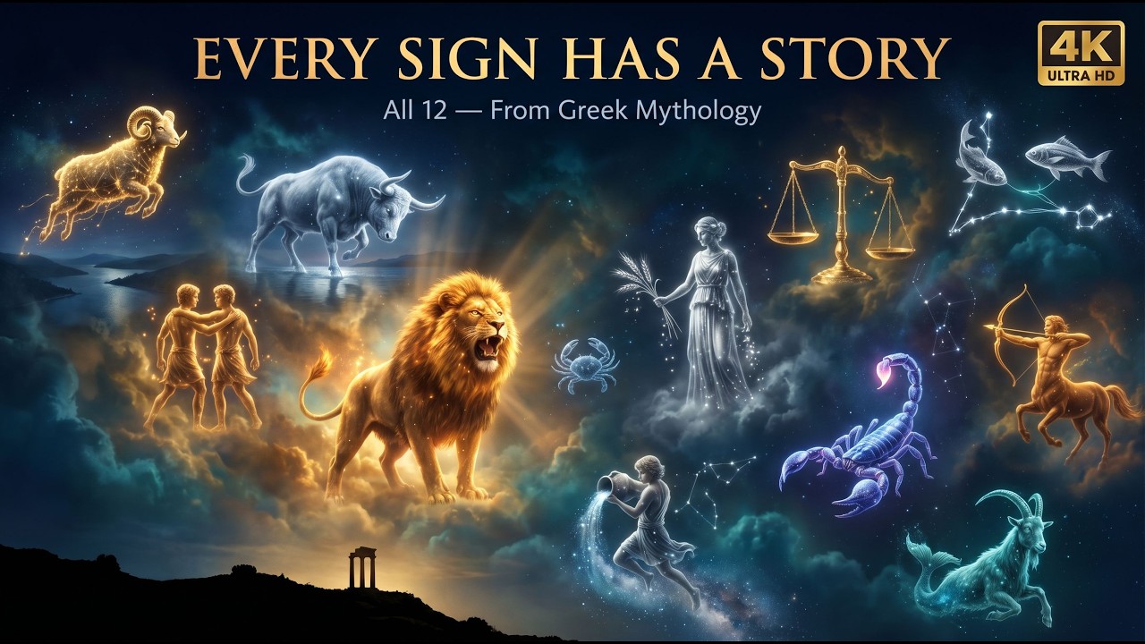 The Greek Mythology Behind Every Zodiac Sign: The Real Stories the Sky Is Telling