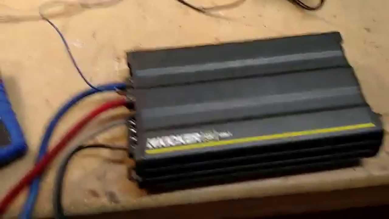 AMP TEST - Kicker CX1200.1 Amp Dyno Test