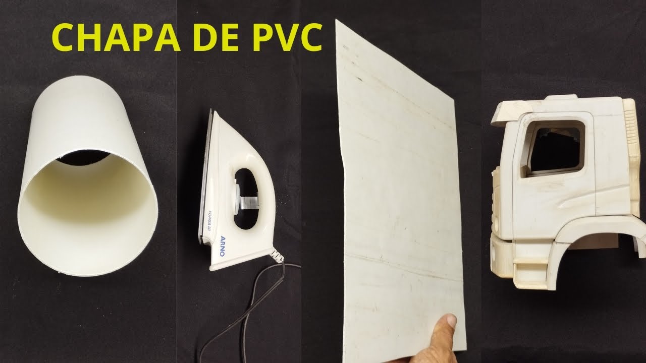 COMO FAZER CHAPA DE PVC COM  FERRO DE PASSAR ROUPA