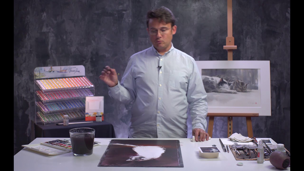 Konstantin Sterkhov's watercolour masterclass. Lesson 8