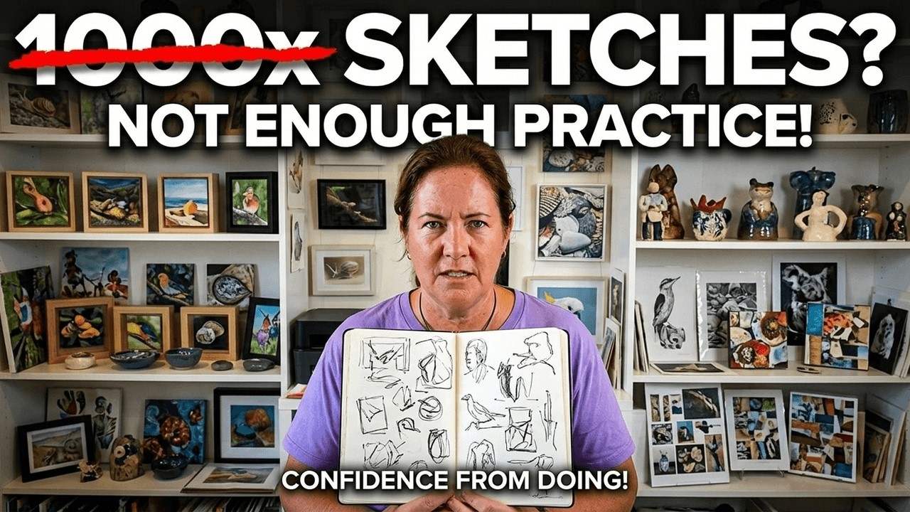 CREATE 100 BAD PAINTINGS | KerriDixonArt.com