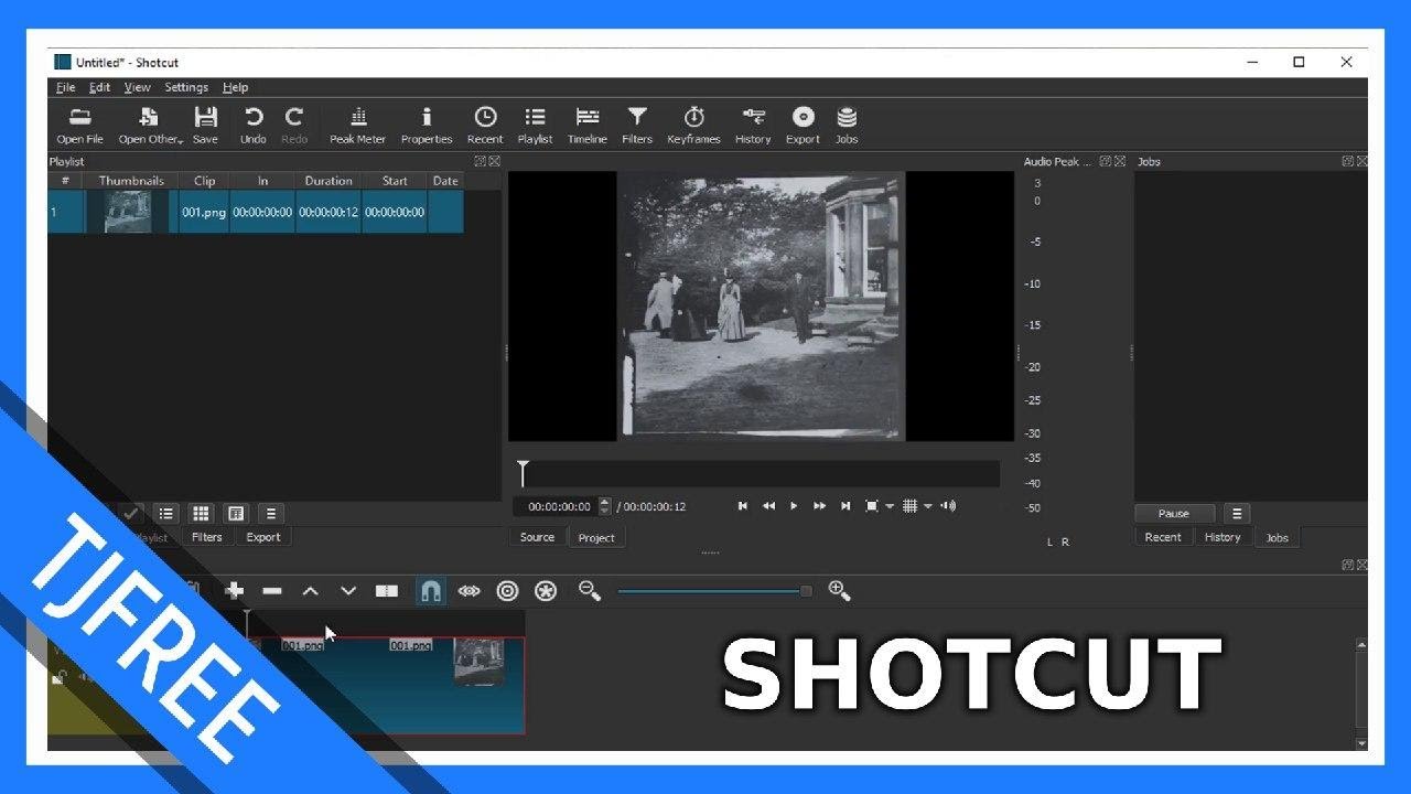 Как конвертировать изображения в видео (бесплатная программа Shotcut)
