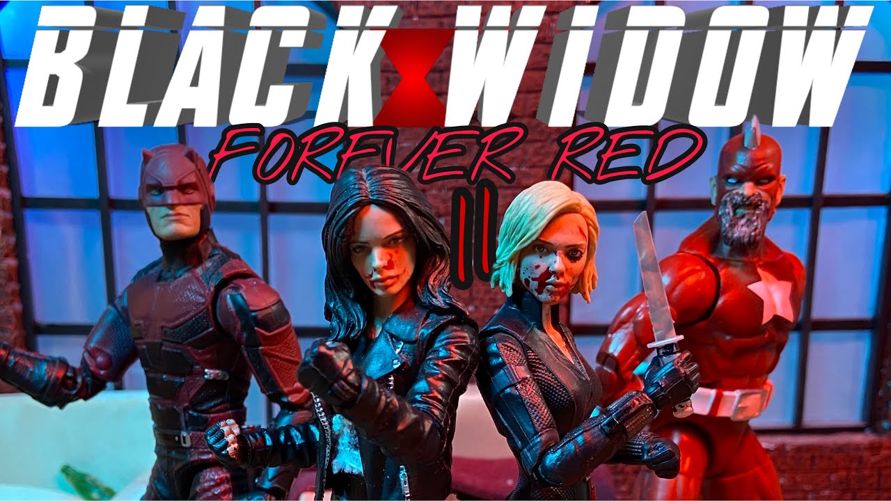 Black Widow Forever Red STOP MOTION EPIC MOVIE PART 2/2