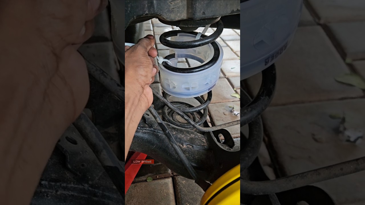 coil spring buffer installation swift type2 ncrease Car Height & Comfort|swift modified|@lowbasse