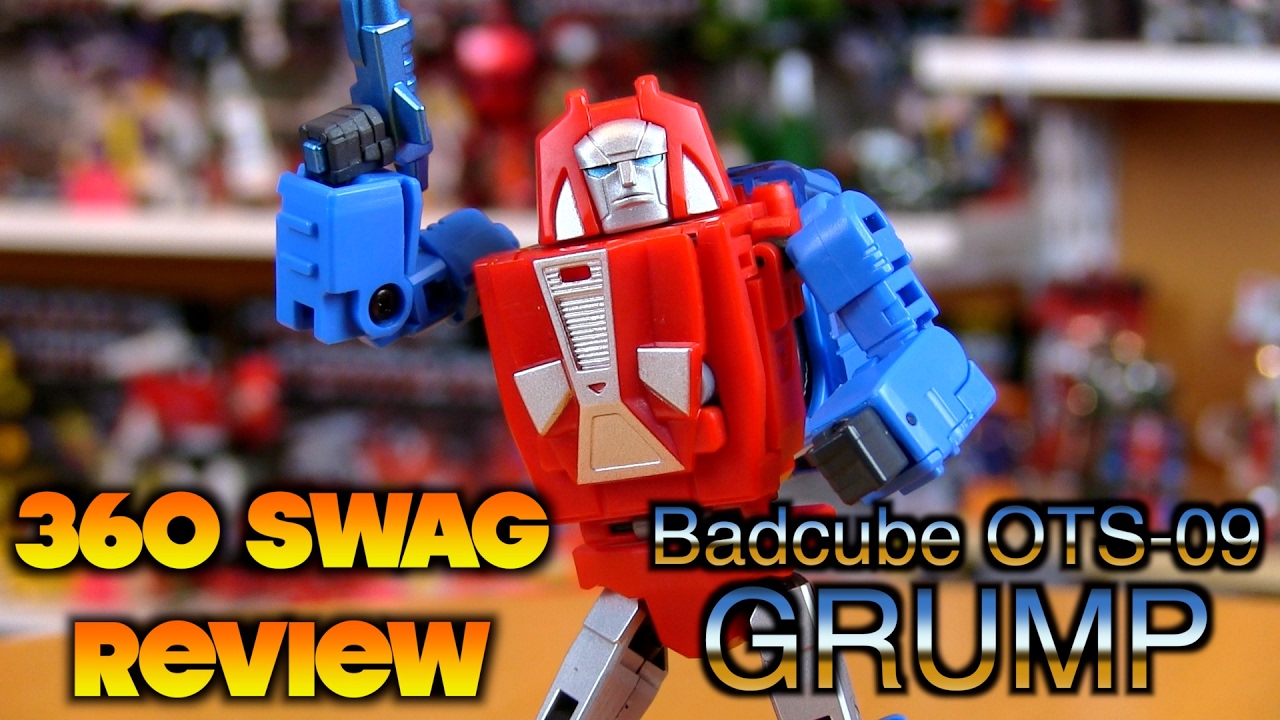 360 Swag Review: Badcube OTS-09 Grump - 3rd Party Transformers Masterpiece Gears Unboxing