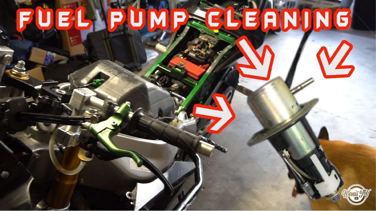 Cleaning Fuel Pump on 03- 04 Kawasaki 636
