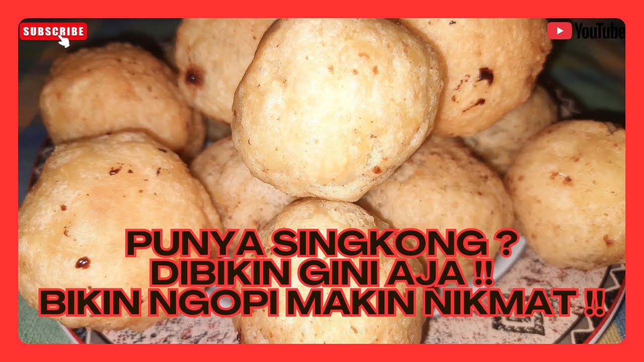 🔴 Punya Singkong ⁉️ Dibikin Gini Aja ‼️ Dijamin Bikin Ngopi Makin Nikmat ‼️