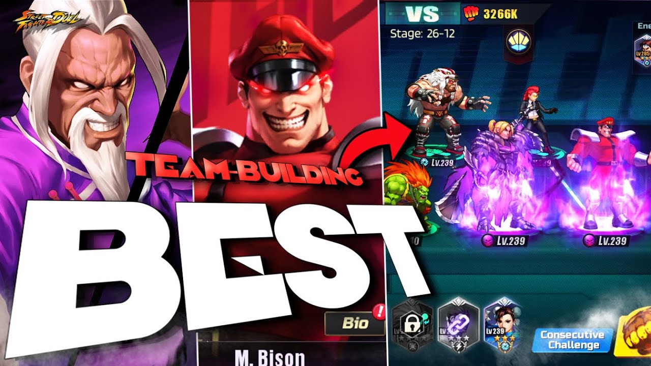 BEST TEAMS IN STREET FIGHTER DUEL!! (full teambuilding guide!)