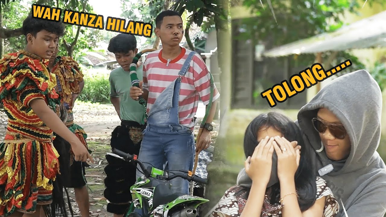 KANZA DICULIK ORANG MISTERIUS JAHAT SAMPE PINGSAN || GAGAL MAIN BARONGAN #barongan #viralvideo