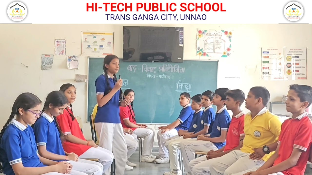 The future of our planet: Students debate environmental topics || class-8 || Hi-Tech Public School