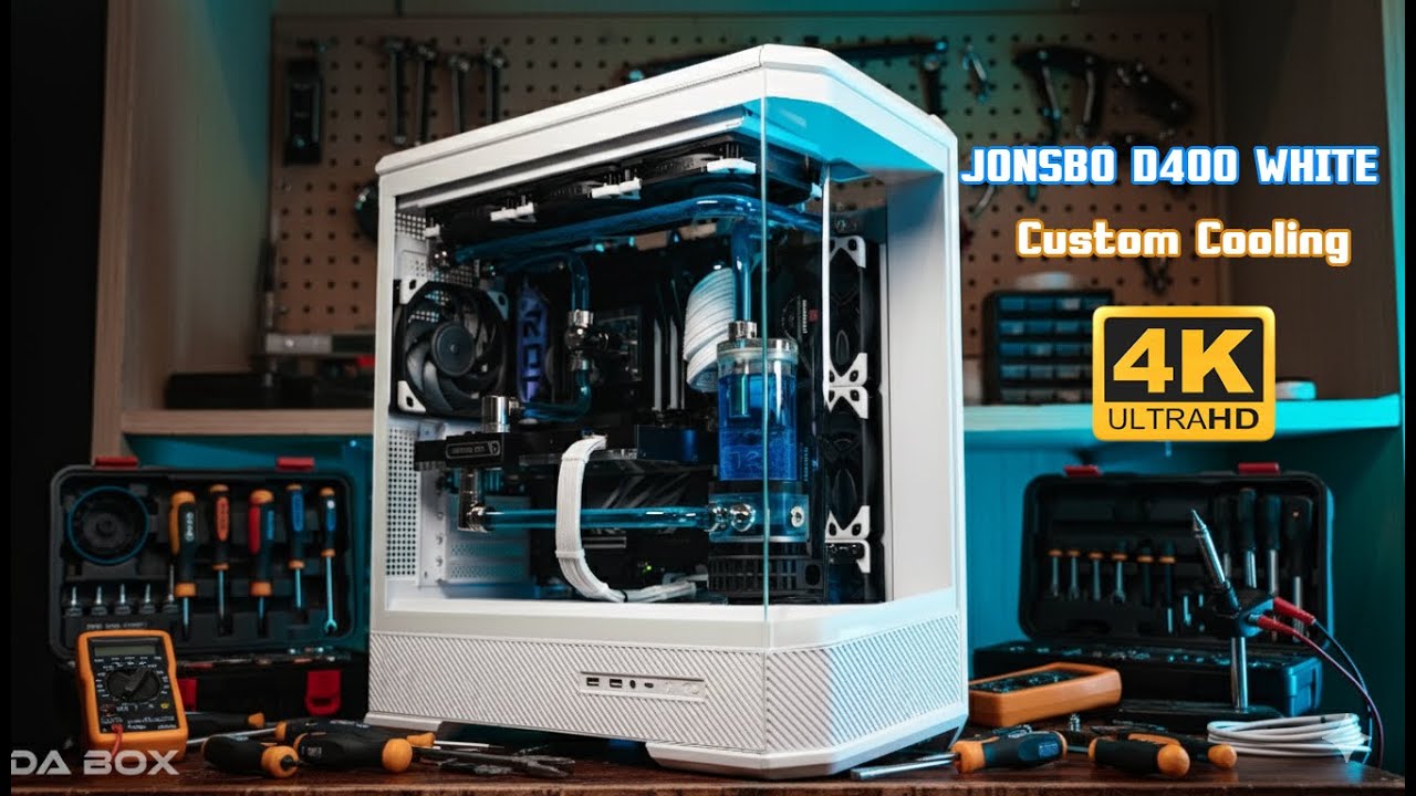 Jonsbo D400 White [PC Build] Ryzen7-9800X3D + ROG Astral GeForce RTX™ 5090 32GB GDDR7 OC Edition
