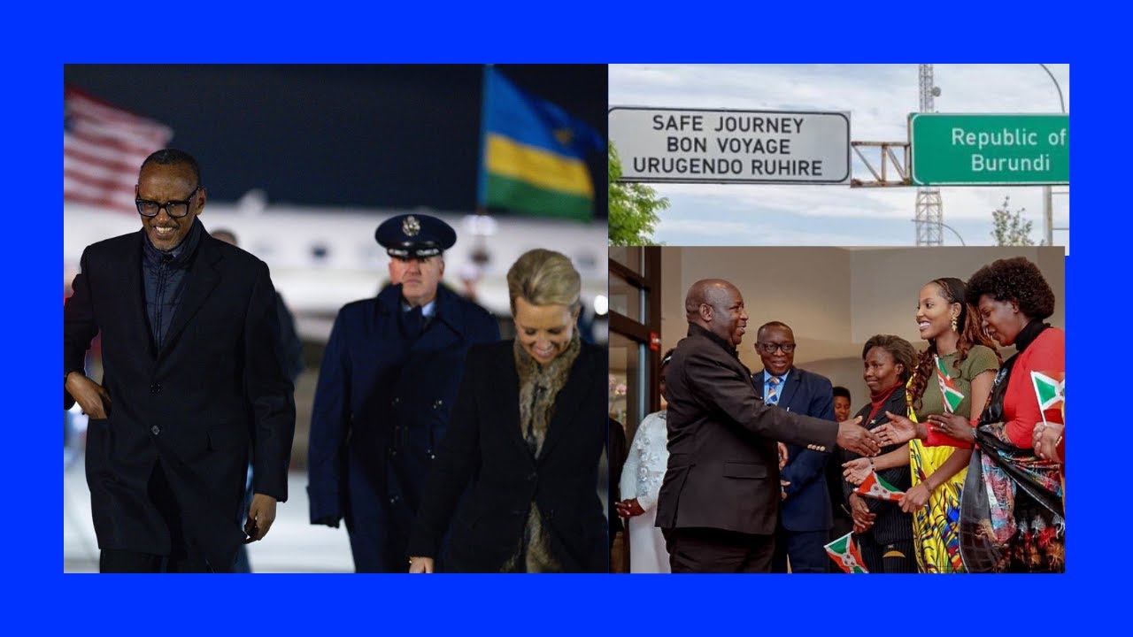 PEREZIDA KAGAME NA NDAYISHIMIYE MURI USA // GUFUNGURA UMUPAKA W'U BURUNDI N'U RWANDA BIRASHOBOKA?