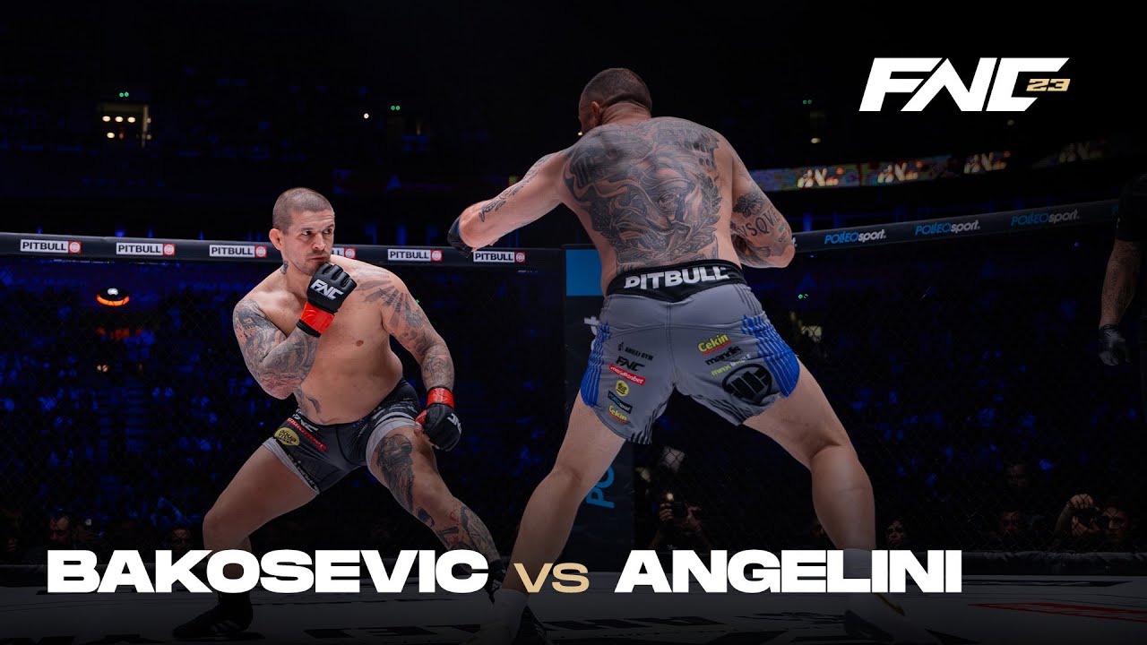 BAKOCEVIC vs ANGELINI | Ahilej FNC23 powered by Meridianbet | Belgrade | Full Fight