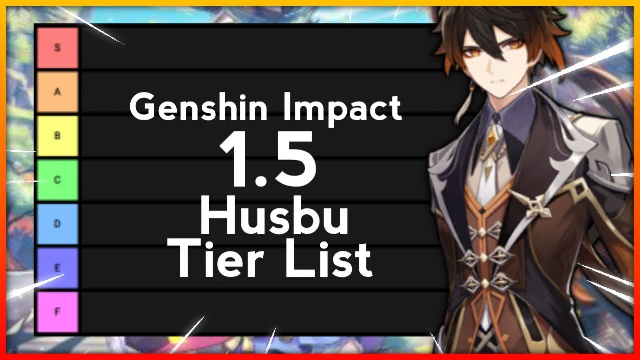 Genshin Impact Husbu Tier List 1.5 !【Genshin Impact】