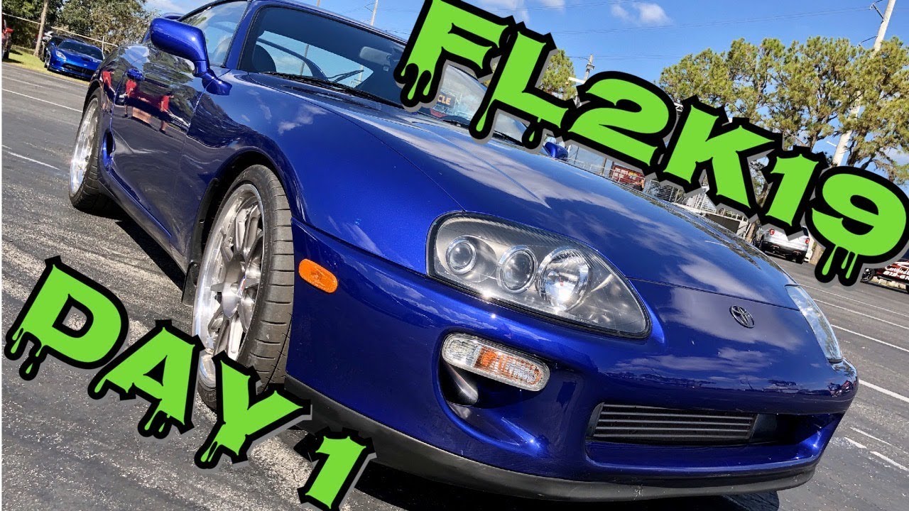 FL2K19 Day 1:  GTR Crash, 200mph traps, & more Supras than SIV!