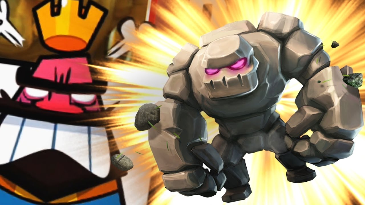 GOLEM MONTAGE EDIT - Clash Royale - The DEFENSE FINISHING ATTACK