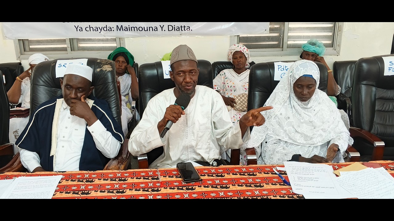 CONFÉRENCE RELIGIEUSE DES FEMMES DU SELS/CNTS , CHAMBRE DES MÉTIERS DE SEDHIOU 