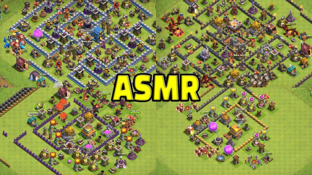 ASMR | Showing You My Clash Of Clans Bases