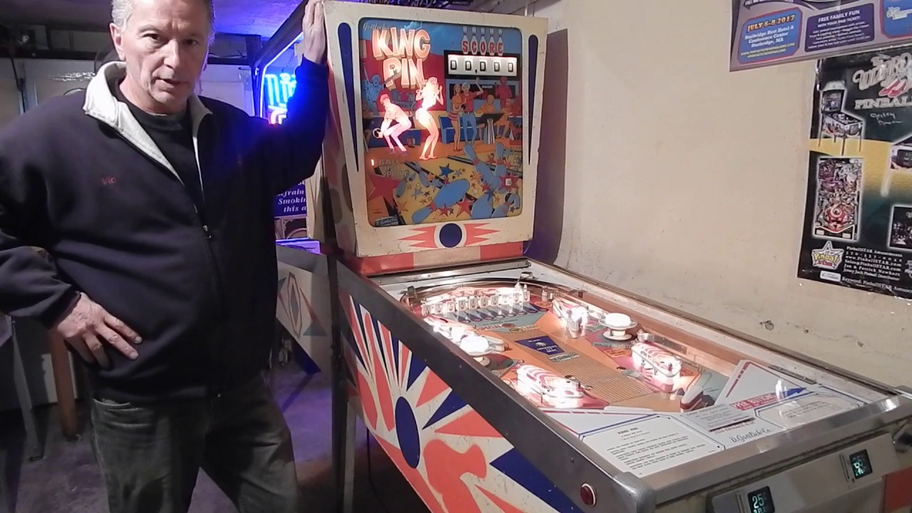 Vic Camp Pinball: 1973 Gottlieb King Pin...part 1