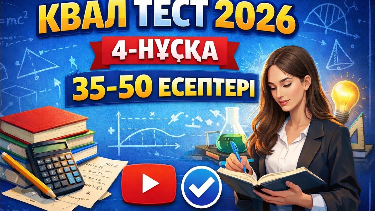 2026 жыл 4-нұсқа 35-50 есептері