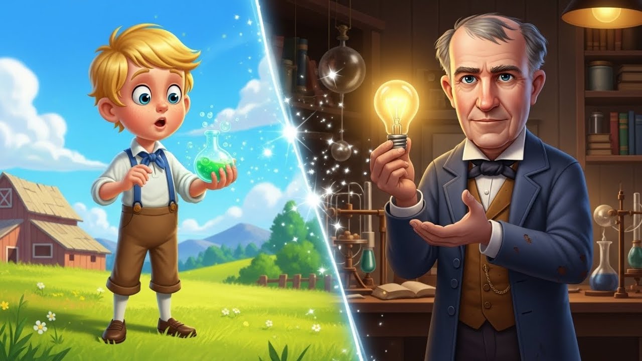 🔥✨ You Won’t Believe What Young Edison Tried! ⚡🤯🔬