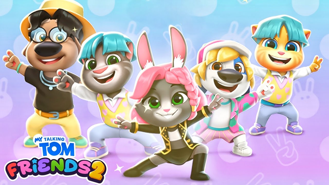 My Talking Tom Friends 2 - K-POP UPDATES are Here! Level 1-12 Gameplay
