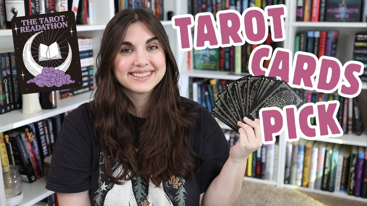 выбираю книги для чтения с помощью карт таро 🀧 влог о ридатоне по таро