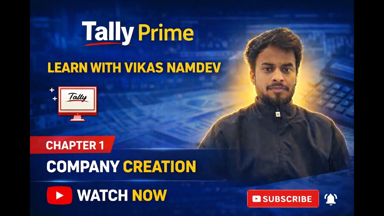 BASIC TALLY CAPTER-1|TALLY COURSE |COMPANY CREATION IN TALLY #tallyprime #tally #companycreation