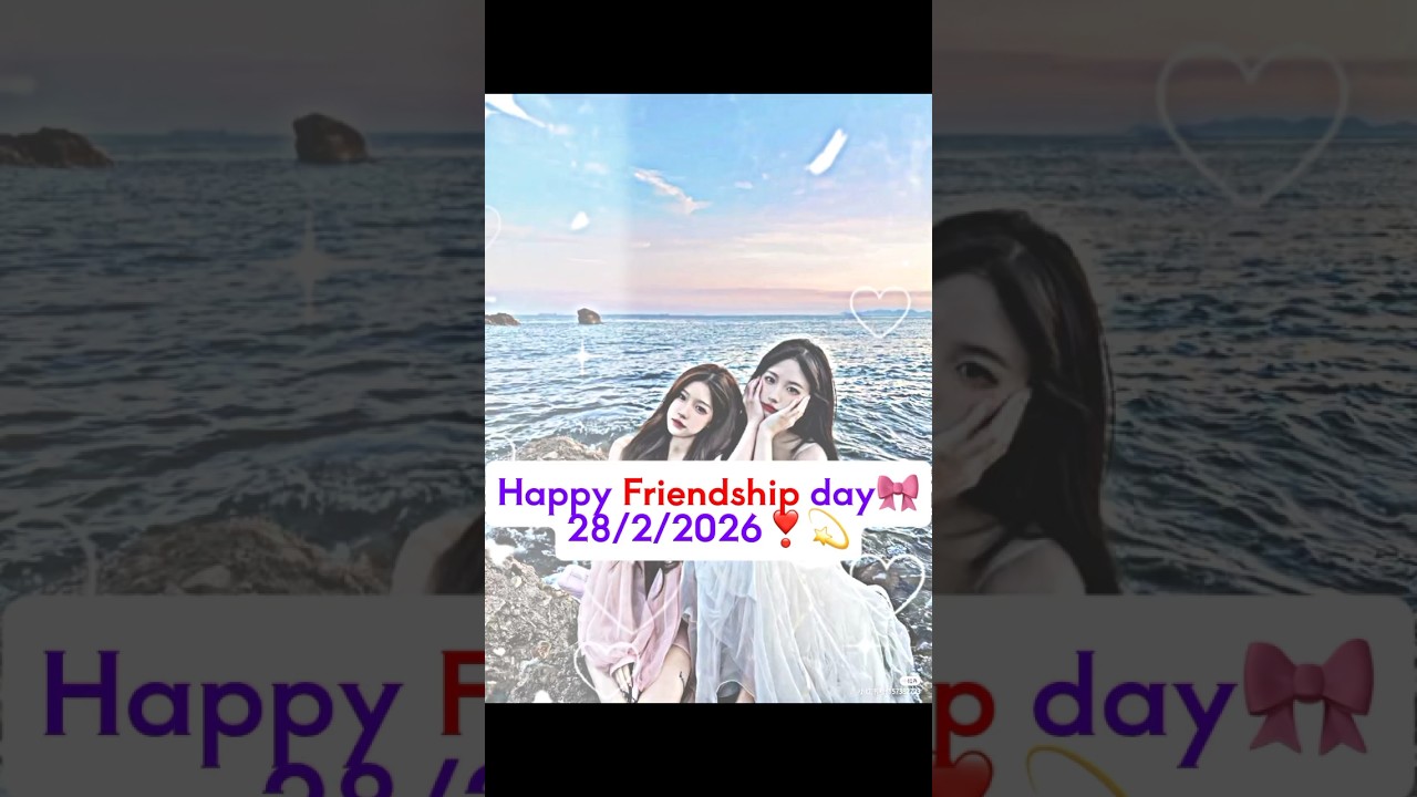 Happy friendship day🥰 🎀
