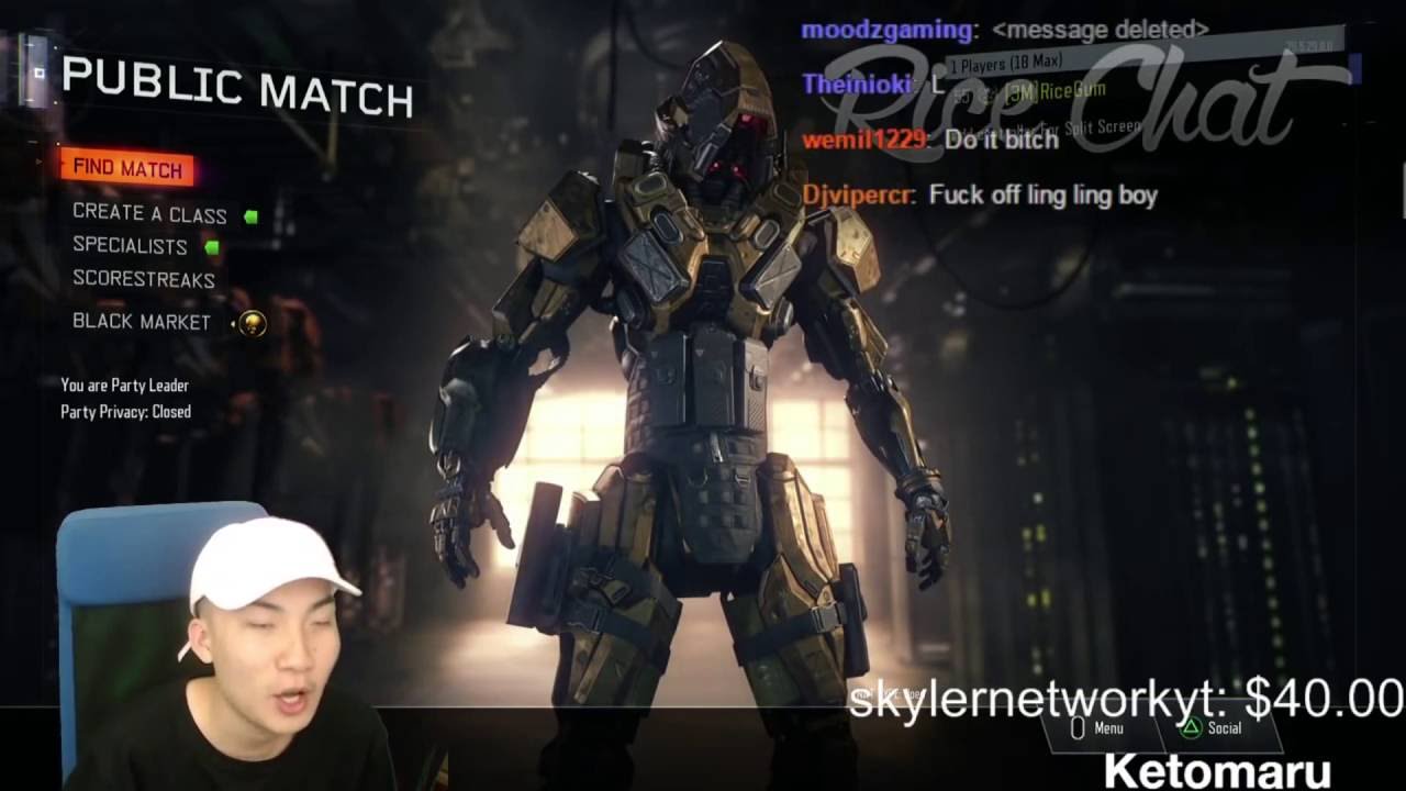 FUNNIEST RICEGUM STREAM HIGHLIGHT EVER