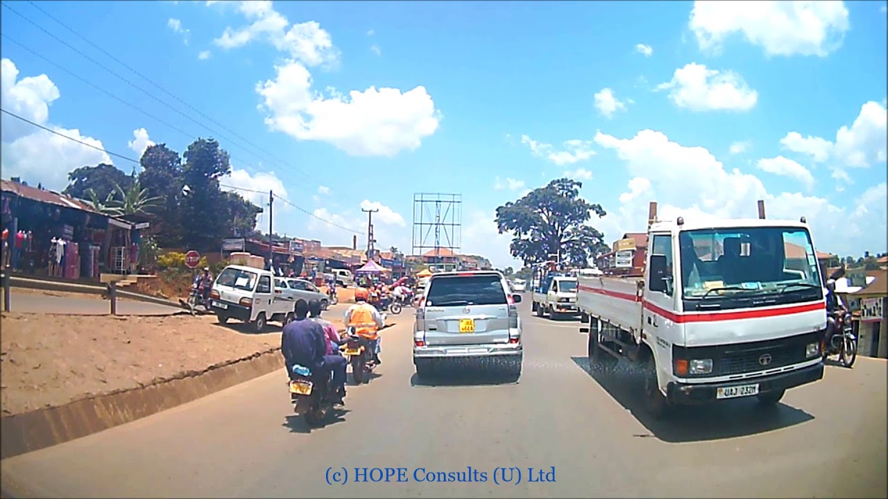 Highway Drive from Kampala to Kayunga via Gayaza road