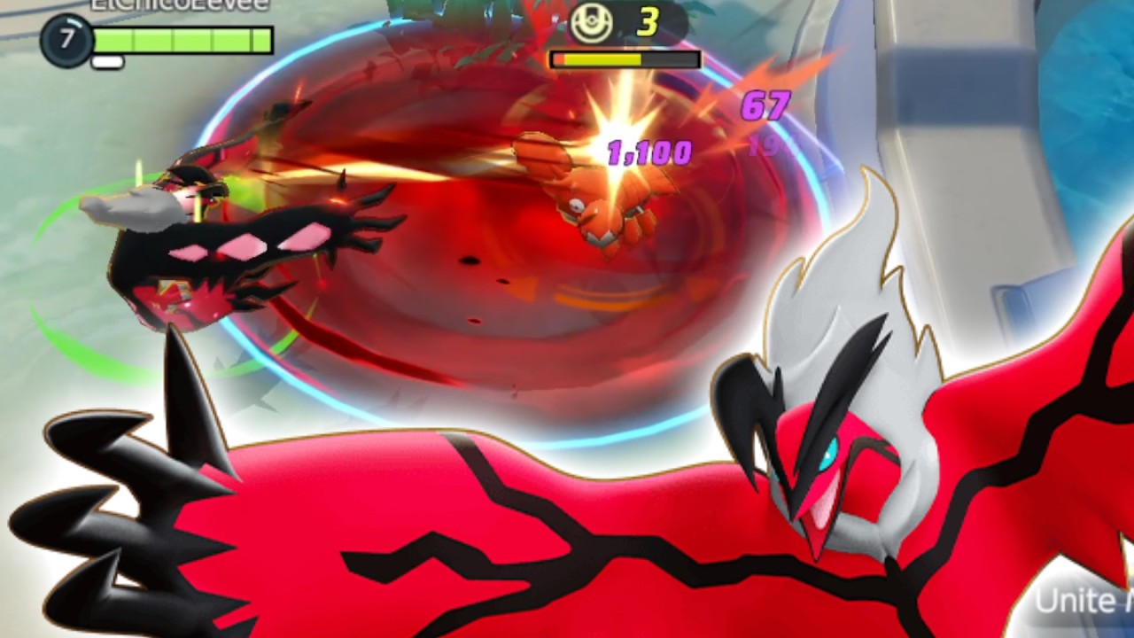 YVELTAL NEW ATTACKER GAMEPLAY - Pok&eacute;mon UNITE