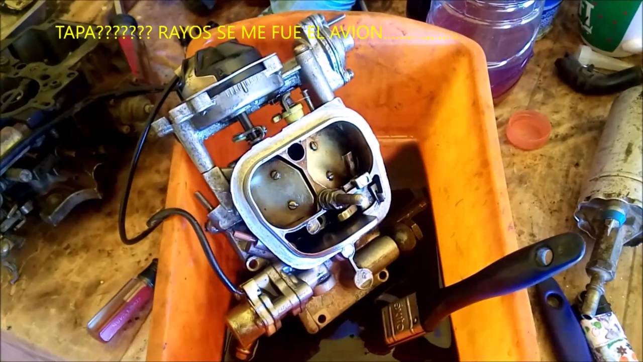 Mantenimiento carburador de toyota 22r