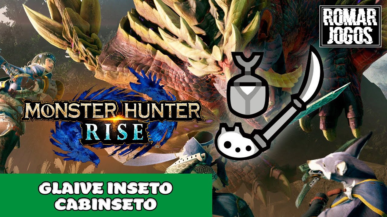 Glaive Inseto novos golpes! Caçada Rathian - Monster Hunter Rise Trial/Demo