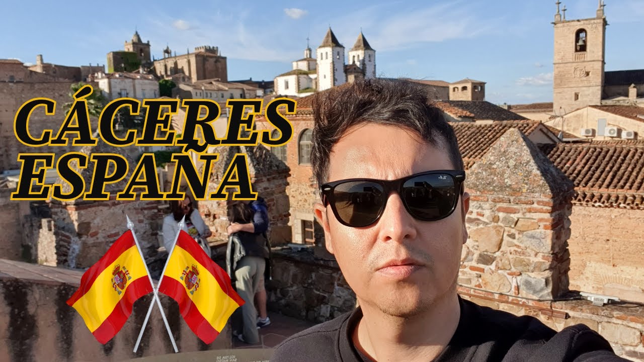 ✅️WALKING TOUR🔋 Casco Histórico de Cáceres Extremadura España Parte 1