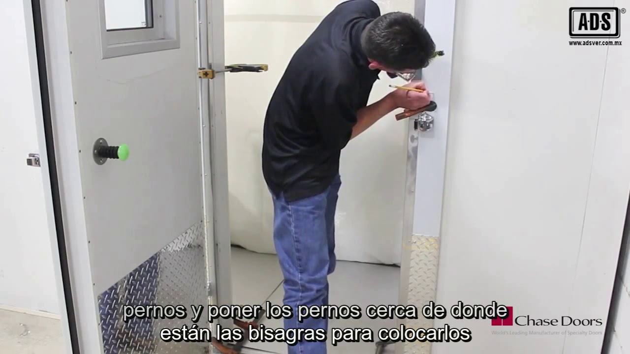Video de Instalación de la puerta de Congelación Chase Door