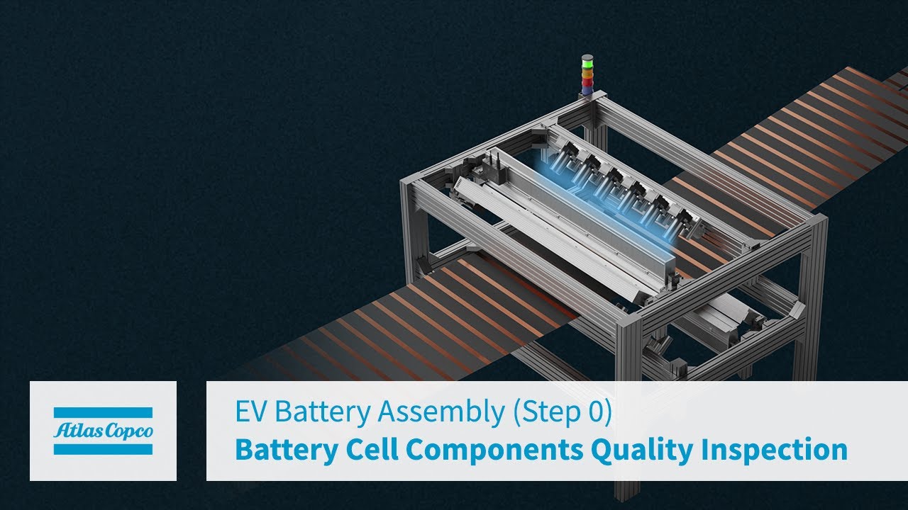 EV Battery Assembly (Step 0) Battery Cell Components Quality Inspection