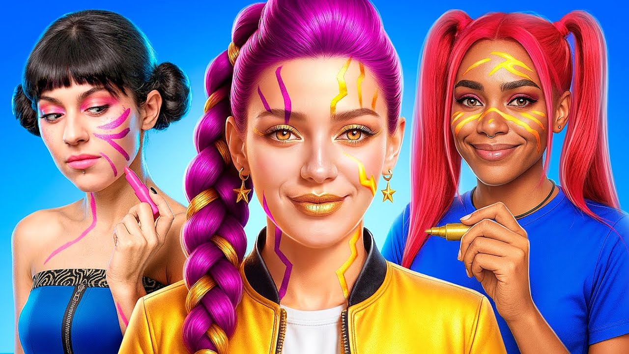 Huntrix Gold Cosplay Glow up! How to become Golden Rumi from KPOP Demon Hunters!