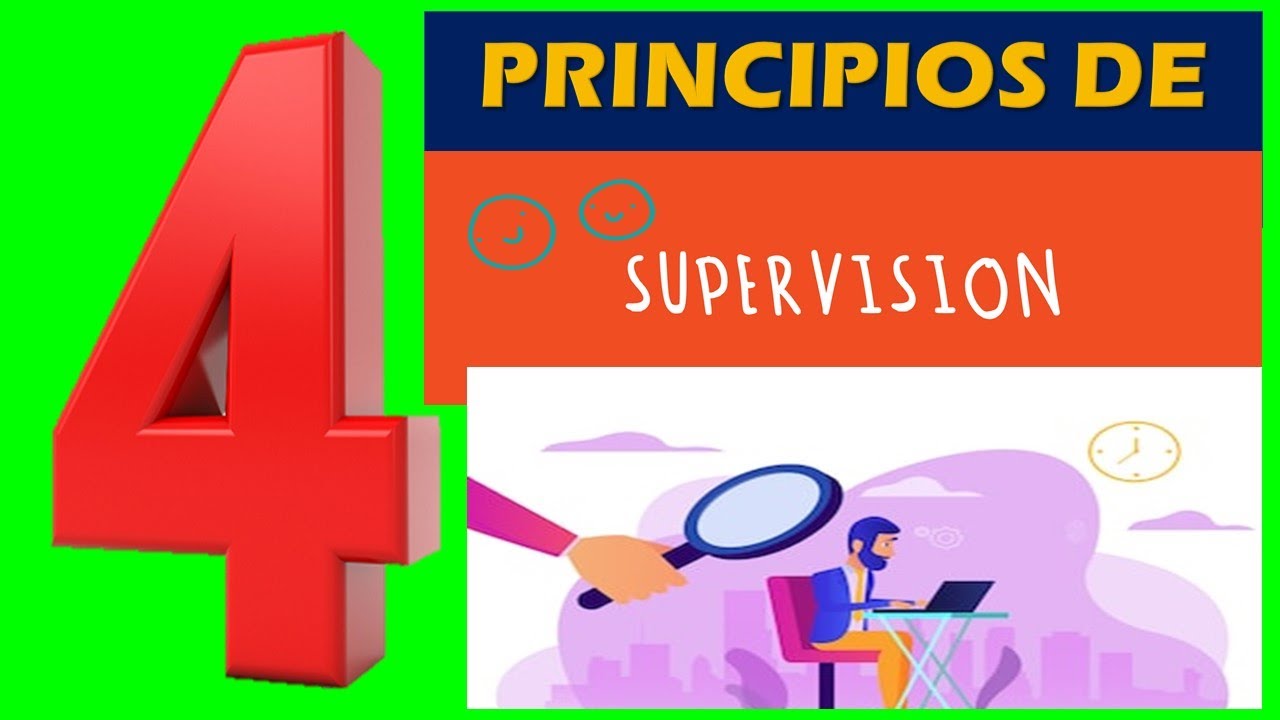 4 PRINCIPIOS DE SUPERVISION