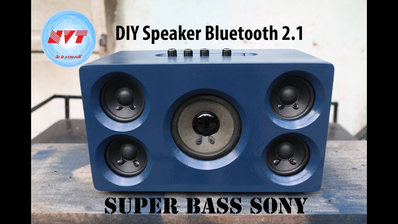 DIY Speaker Bluetooth 2.1 Super Bass